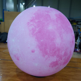 _Planetary inflatable_ Feminine lovely pink moon inflatable 